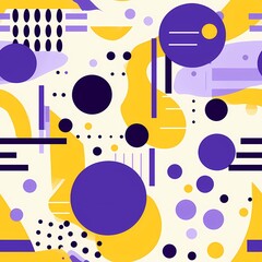 Obraz premium artistic abstract background design with purple and yellow