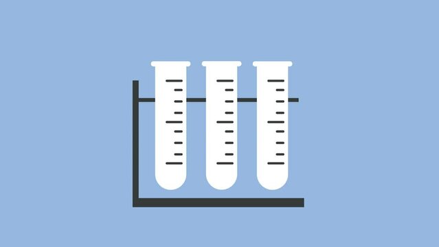 treatment. test tube. reaction. chemistry. physics. biochemistry. priories. thing. products. acid. oxide. tripod. test tube. the flask. medicines. substance. vector illustration. with a colored backgr