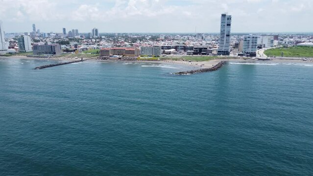 Aerial Shot of Boca del Rio Beach