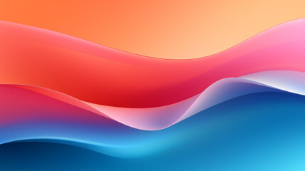 A vibrant and colorful abstract background in blue, pink, and orange hues