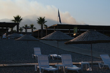 The fire in Kemer cannot be controlled.