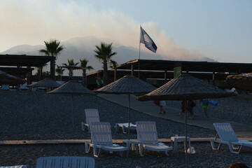 The fire in Kemer cannot be controlled.