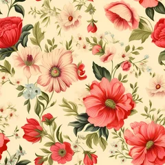  Vintage flower and scrapbooking papers pattern © Cubydesign