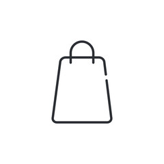 Shopping bag icon. Ecommerce, shopping, retail, consumerism concept.