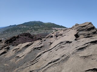 Vulkanflanke auf La Palma