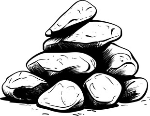 Rock Illustration Vector