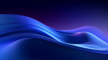 Obraz premium An abstract blue background with wavy lines