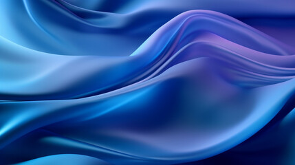 Fototapeta premium A vibrant abstract background with flowing waves of blue and purple