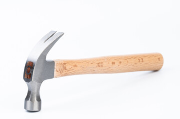Simple hammer with wooden handle