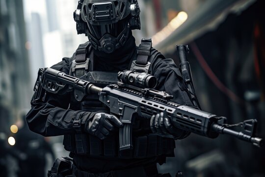 Modern Assault Rifles Wallpaper