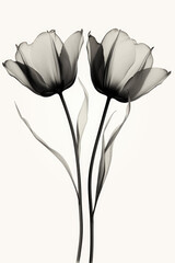 Transparente Tulpen