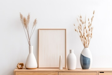Bilderrahmen mit Vasen