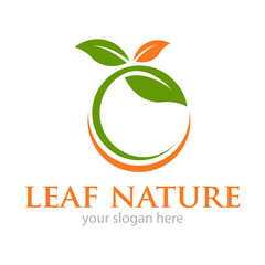 Leaf Nature or Ecology Logo Design Vector