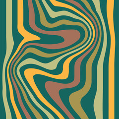 Modern liquify lines colorful background. Abstract liquify line background. Groovy 70s background wavy lines banner. Abstract geometric  swirl illustration