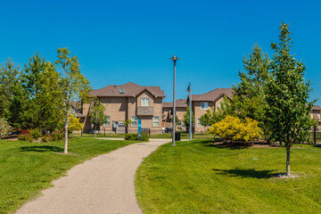Obraz premium Oren Wilson Park in the city of Saskatoon, Canada
