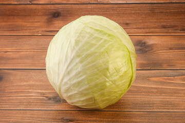 Ripe cabbage - organic food vith vitamin