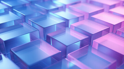 Obraz premium A colorful stack of cubes