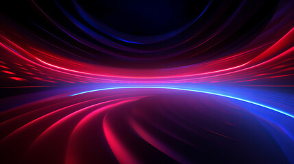 Fototapeta premium Colorful abstract lines on a dark background