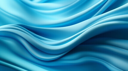 Fototapeta premium A close-up view of a vibrant blue fabric