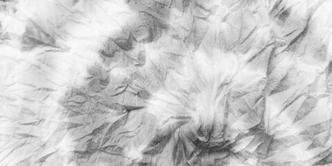 Grey Ethnic Tie Dye. Gray Fabric Print. Graffiti