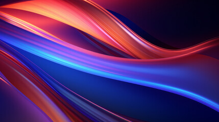 An abstract background with vibrant and flowing wavy lines