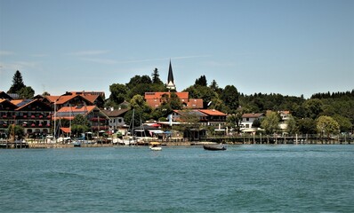 Fototapeta premium Gstadt am Chiemsee