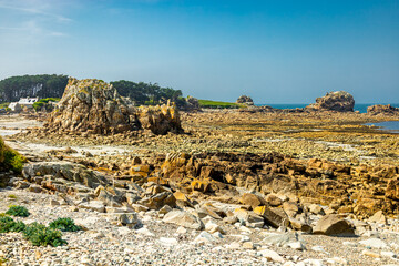 Unterwegs in der wundersch&ouml;nen Bretagne beim Pors Hir - Plougrescant - Frankreich