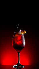 Refreshing colorful cocktails are on the bar. club life alcohol