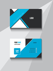 Exclusive Black and Blue business card
