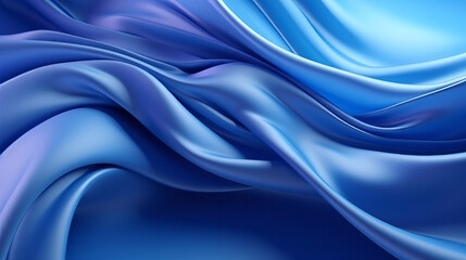 Obraz premium An abstract blue background with wavy lines