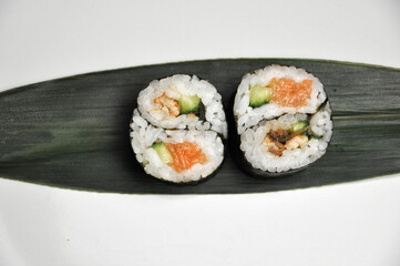 Sushi menu sashimi maki