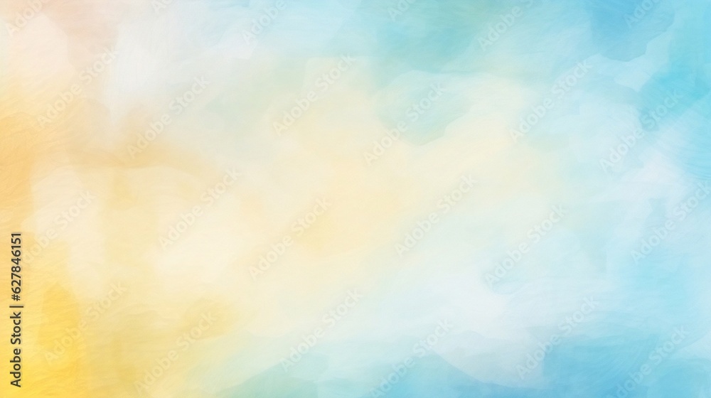 Poster Generative AI : Abstract pastel color watercolor for background. Stain artistic vector used as being an element in the decorative design of header, brochure, poster, card, cover or banner.