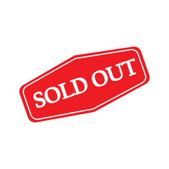 sold icon logo vector design template