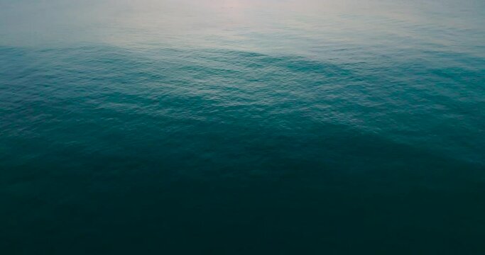 Aerial view top-view water surface sea water texture 
