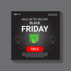 Black Friday Social Media Post Banner Bundle template 