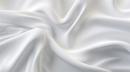 Obraz premium A close-up view of a pristine white fabric