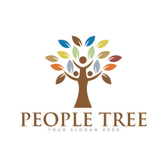 Obraz premium The Tree Nature Logo Design Vector