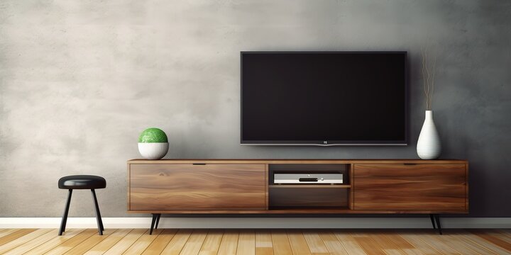 Television in room, generative Ai