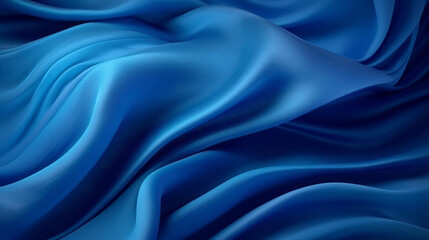 Fototapeta premium Abstract blue background with fluid lines