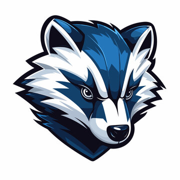 Esport vector logo badger, badger icon, badger head, vector