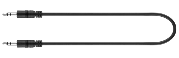 cable with 3.5mm audio connector