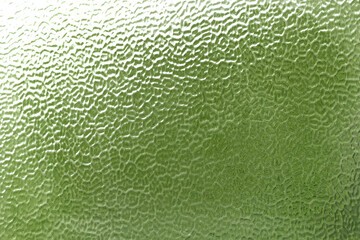 Frosted green glass texture