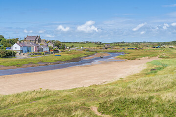 The beach at Aberffraw on the west coast of Angelsey
