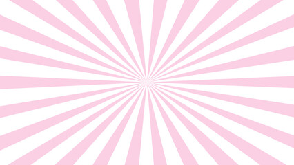 Rays white and pink as background