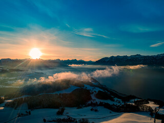 Obraz premium La brume du soleil