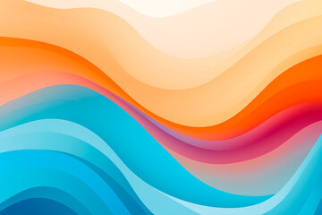 Abstract background with dynamic effect. Modern pattern bright colors with waves.