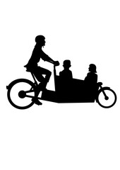 Lastenbike mit Kindern