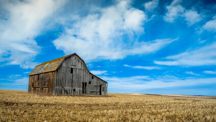 Abandoned Barn In The Canadian Prairies. Alberta, Canada. © Marcel