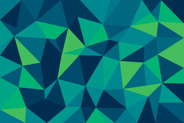 abstract geometric background green low poly colorful seamless pattern