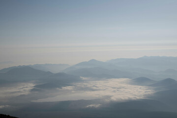 Fototapeta na wymiar 富士山と雲海 